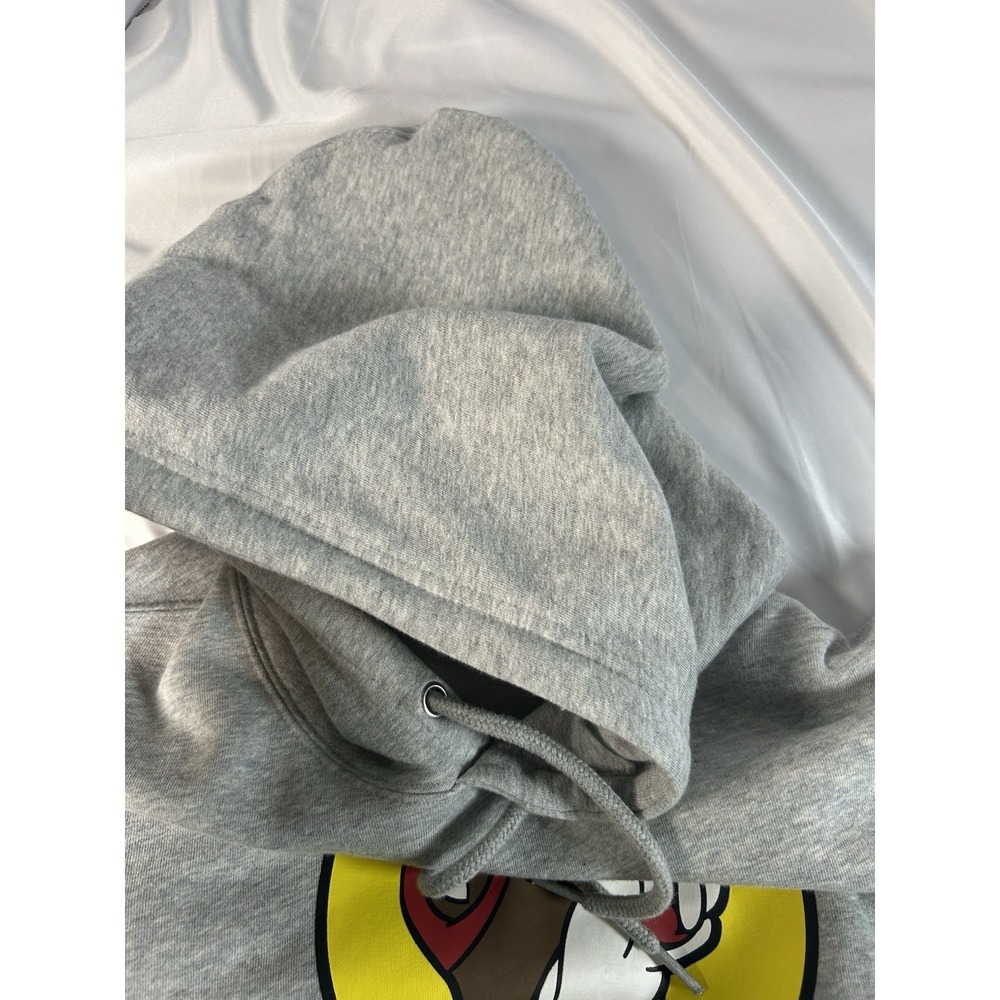 Buc-ees Hoodie Sweatshirt Unisex Sz M Grey Beaver Logo Bucees Buc-ee's Classic - Picture 4 of 8